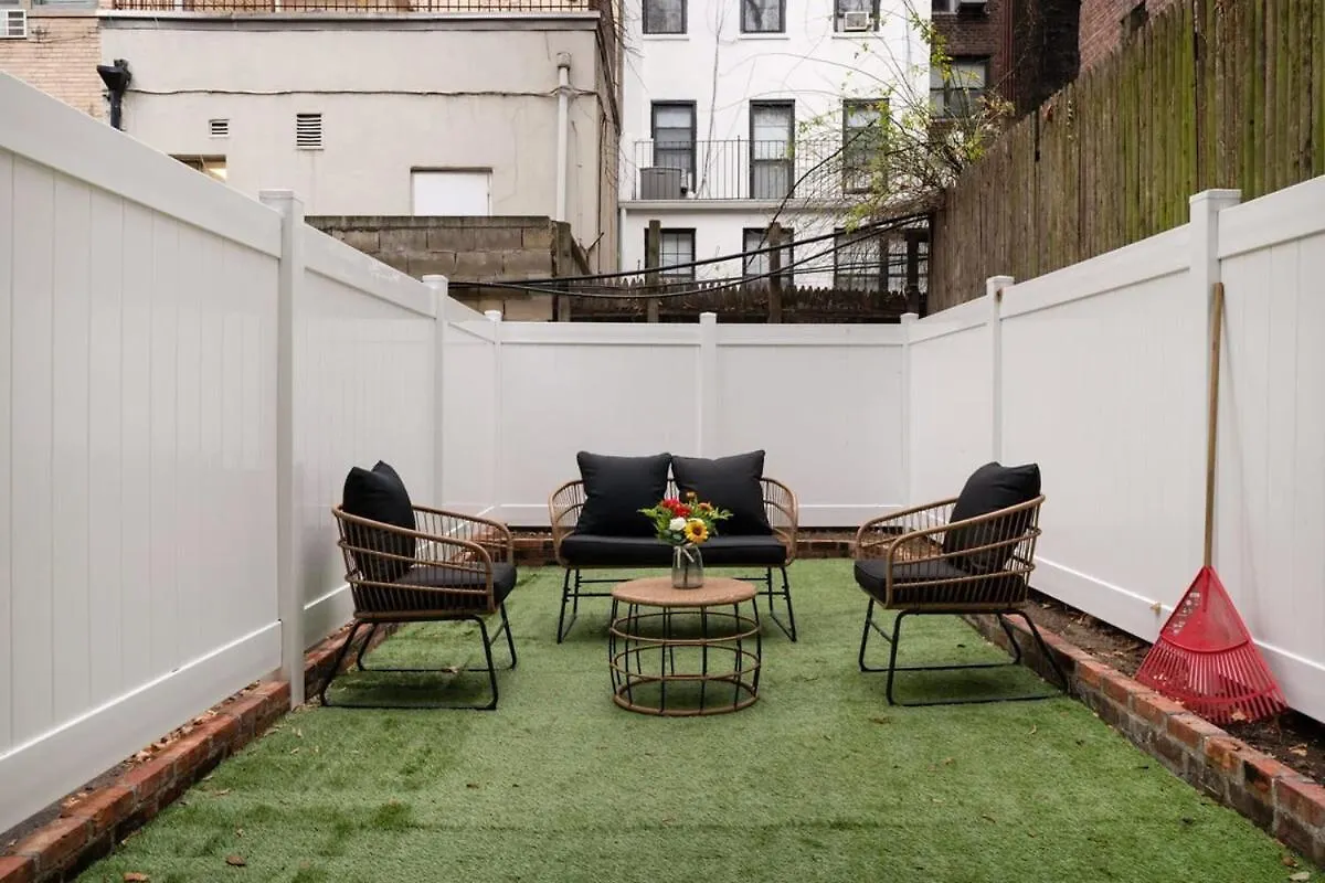 شقة 317-1D New 2Br Duplex Wd Private Backyard نيو يورك